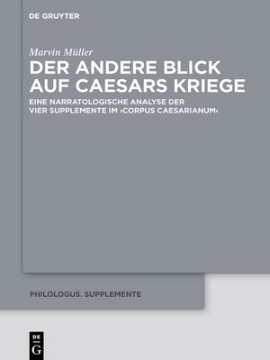cover image of Der andere Blick auf Caesars Kriege